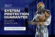 Security Robots 3D Mockup #6, a Product Mockup by ARKS ACADEMY (Thumbnail 1 of 5)
