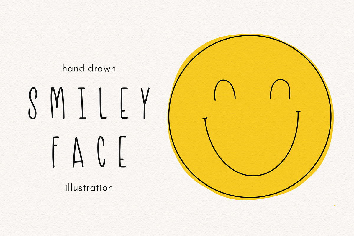 Smiley face clipart illustration, an Illustration by Allyson Johnson (Photo 1 of 3)