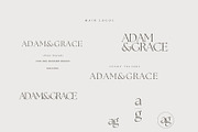 Editable Canva Logo Templates, a Branding & Logo Template by Adam and Grace (Thumbnail 1 of 26)
