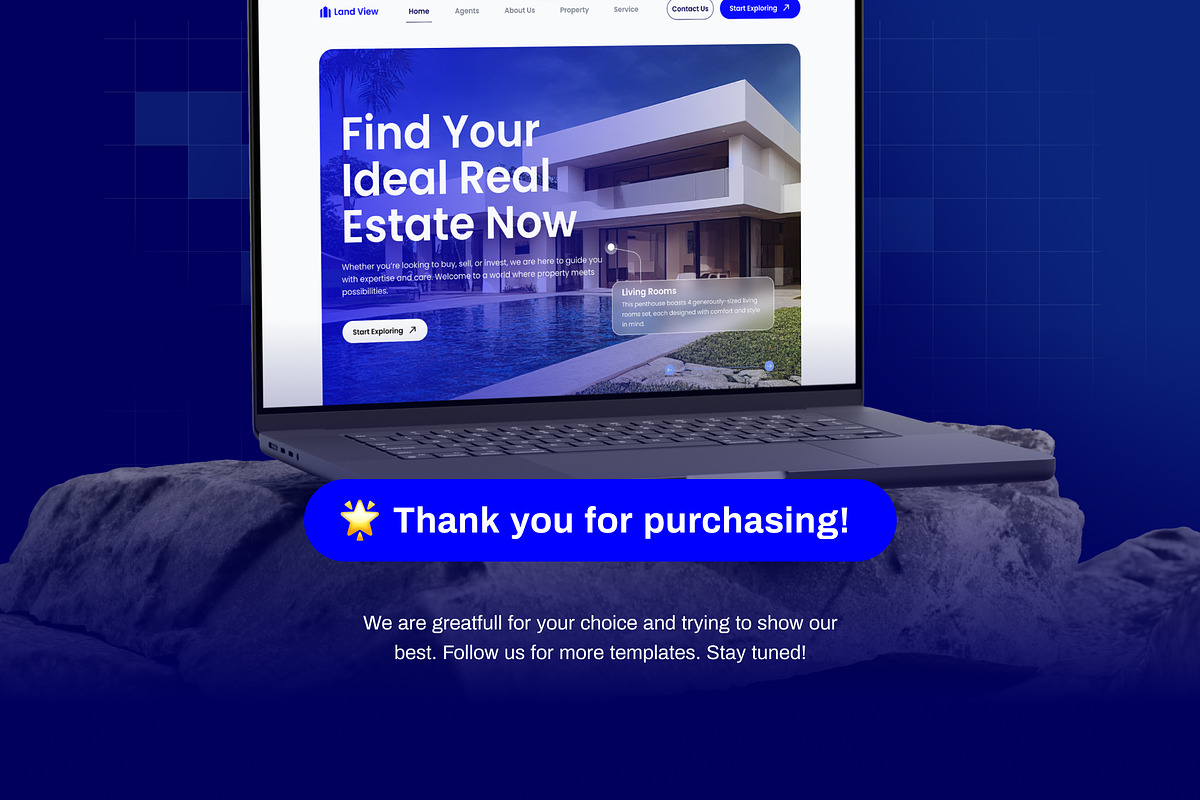 Land View - Real Estate Landing Page preview 5