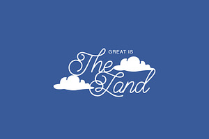 Sky Cloud Script Logo