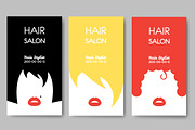 Hair Salon Business Cards, a Business Card Template by Yarko Malinova (Thumbnail 2 of 4)