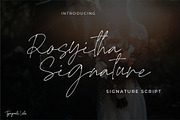Rosyitha Signature, a Script Font by Typegoals Studio (Thumbnail 1 of 8)