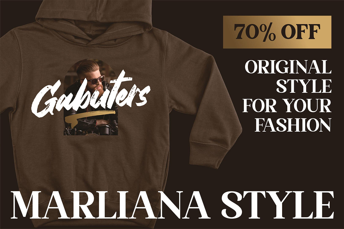 Gabuters Brush Font LS, a Font by GranzCreative (Photo 28 of 29)
