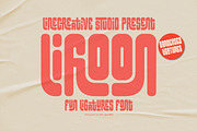 Lifloon-Fun Ligatures Font, a Sans Serif Font by Linecreative (Thumbnail 1 of 10)