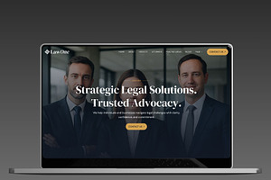 LawOne - Law Firm Framer Template, an UI Kit Template by Frameko