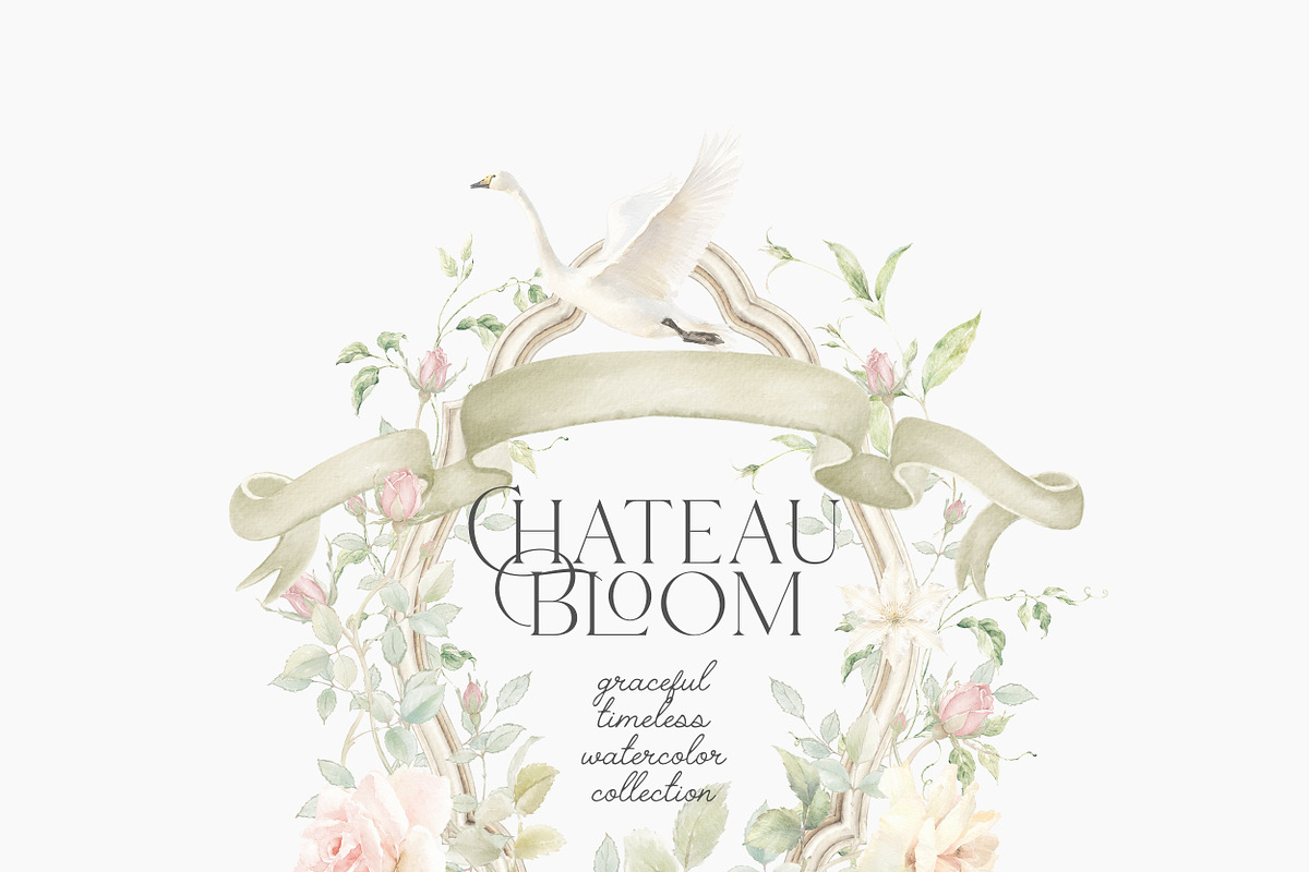 Chateau Bloom-English Garden Clipart, an Object Illustration by studioequinox (Photo 13 of 15)
