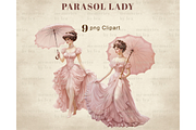 Parasol Lady PNG Clipart, an Illustration by Memories By Lea (Thumbnail 6 of 9)
