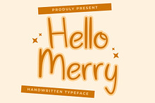 Hello Merry Handwritten Font