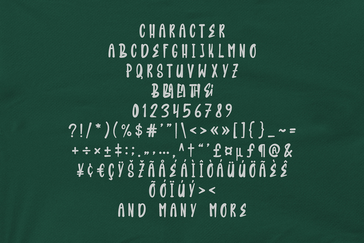Theiba Emsion Handmade Display Font, a Handwritten Font by Maulana Creative (Photo 4 of 7)