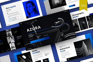 Azura - Business Google Slide, a Presentation Template by Dens Creative Studio