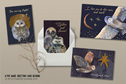Magic owls: 280 elements for design, an Animal Illustration by Shusha Guna Art (Thumbnail 15 of 23)
