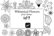 Procreate Art Journal Flower Brushes, a Brush Add-On by Soaring Bird Designs (Thumbnail 1 of 5)