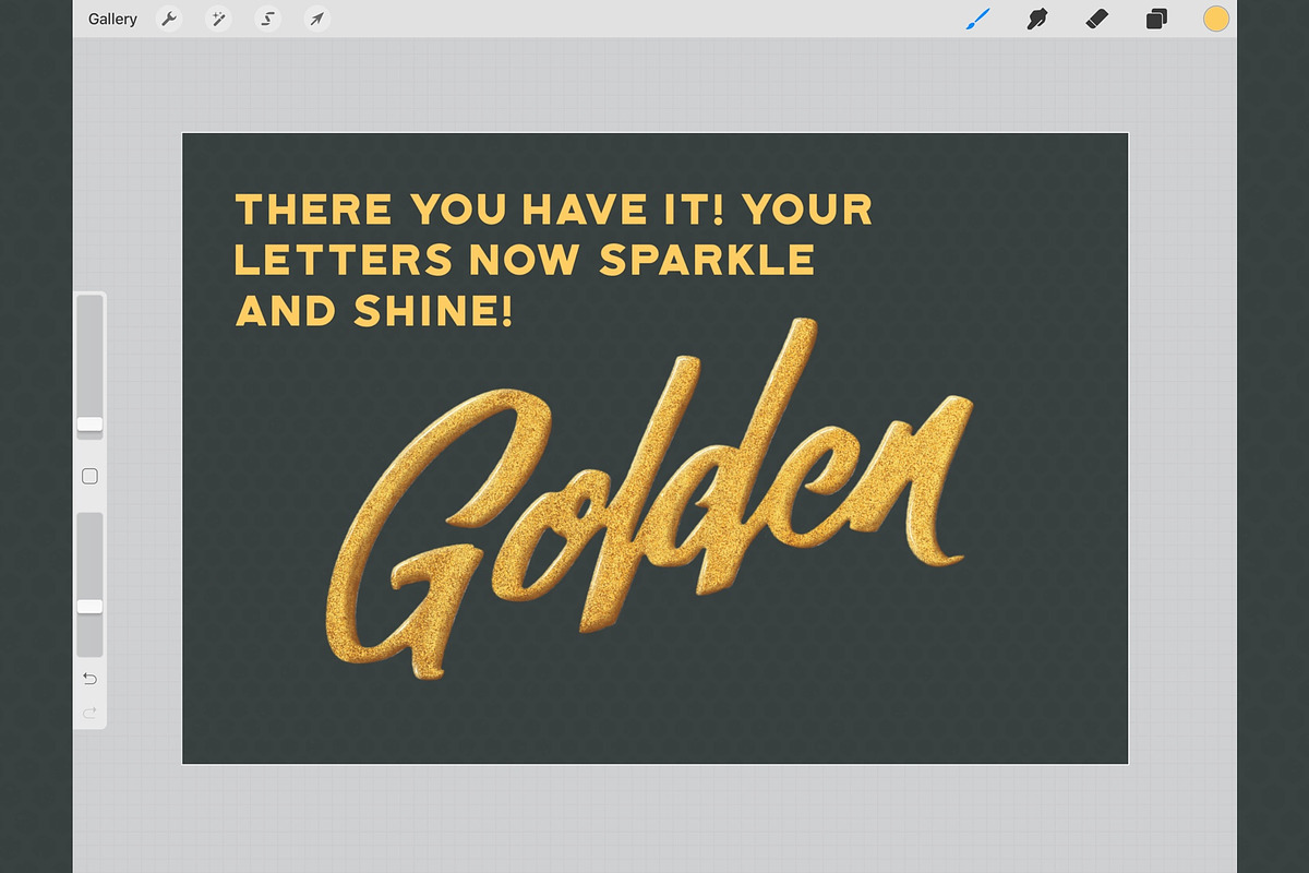GOLDEN Procreate Brush System, a Brush Add-On by Jeremiah Richthofen (Photo 9 of 9)