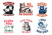 Funny Sarcastic Cat PNG, an Illustration by CreationArt (Thumbnail 2 of 3)