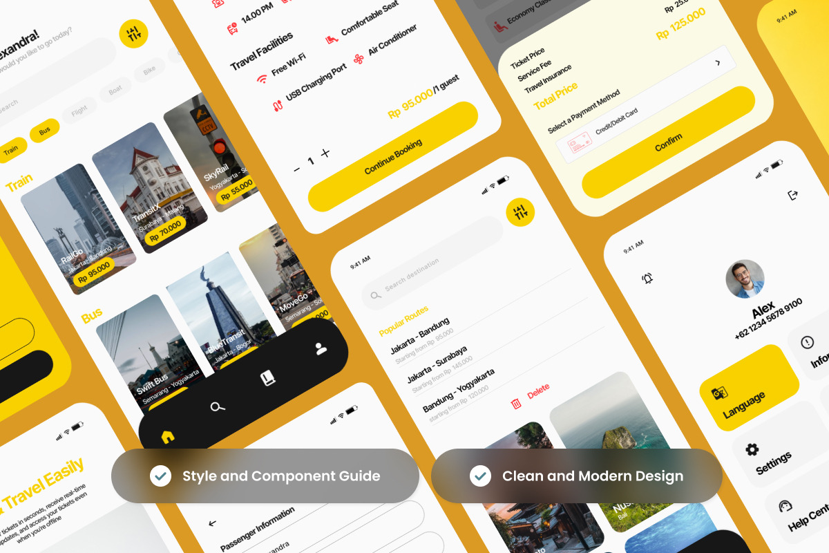 GoJourney Multi Transport Booking, an App Template by productype1 (Photo 3 of 5)