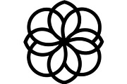 20 Simple Floral Monogram Frame, an Object Graphic by Designer_Momina (Thumbnail 13 of 18)