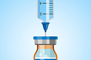 Covid-19 coronavirus vaccine syringe, a Healthcare Illustration by TAlex (Thumbnail 6 of 7)