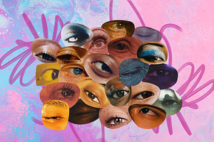 Big Mood Eyes & Hands Collage Kit