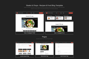 Steaks & Chops - Recipes Template