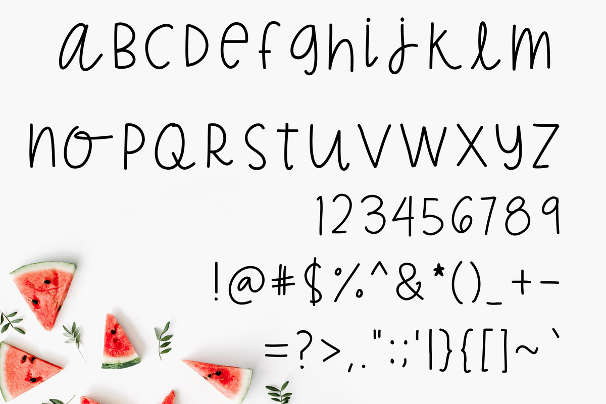 All the Fun | a Handwritten Font preview 3