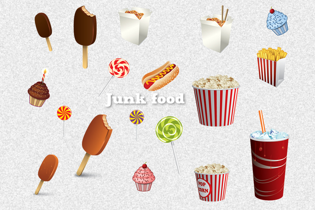 Junk Food icons preview 2
