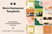 60 Retro Instagram Post Templates, a Social Media Template by Lucky Bee Creative Studio (Thumbnail 12 of 12)