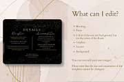 Canva Elegant Wedding Invitation, an Invitation Template by ElladesignCo (Thumbnail 3 of 5)