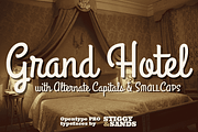 Grand Hotel Pro, a Script Font by Stiggy & Sands (Thumbnail 1 of 5)