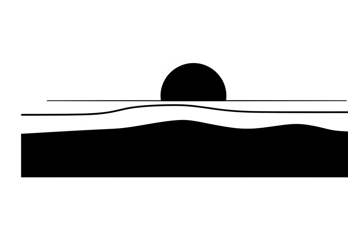 sunset horizon wall art design, an Illustration by Amazin_art (Photo 18 of 31)