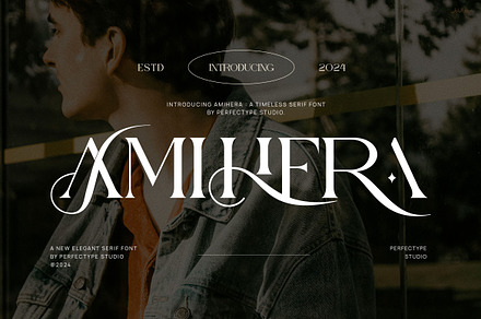 Amihera Serif Font Typeface, a Serif Font by Perfectype