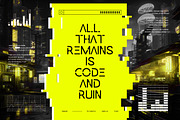 Vavage – Futuristic Display Font, a Sans Serif Font by Vadovastd (Thumbnail 5 of 7)