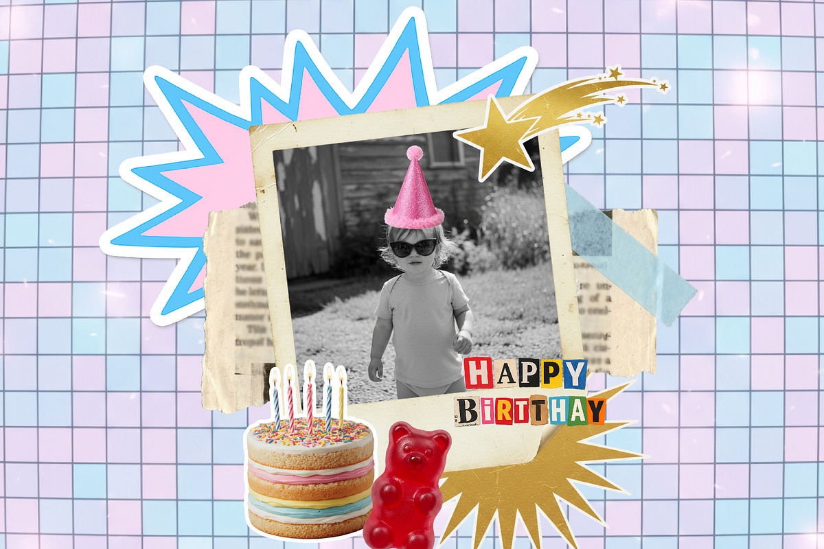 Party time - Creative Collage set, an Object Graphic by DreamoraArt (Photo 8 of 8)