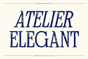 CS Qeisya Stamp, a Serif Font by Craft Supply Co. (Thumbnail 3 of 8)