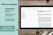 BLOG POSTS FOR ONLINE BUSINESS COACH, a Templates & Theme by Jennifer Magri Templates (Thumbnail 3 of 8)
