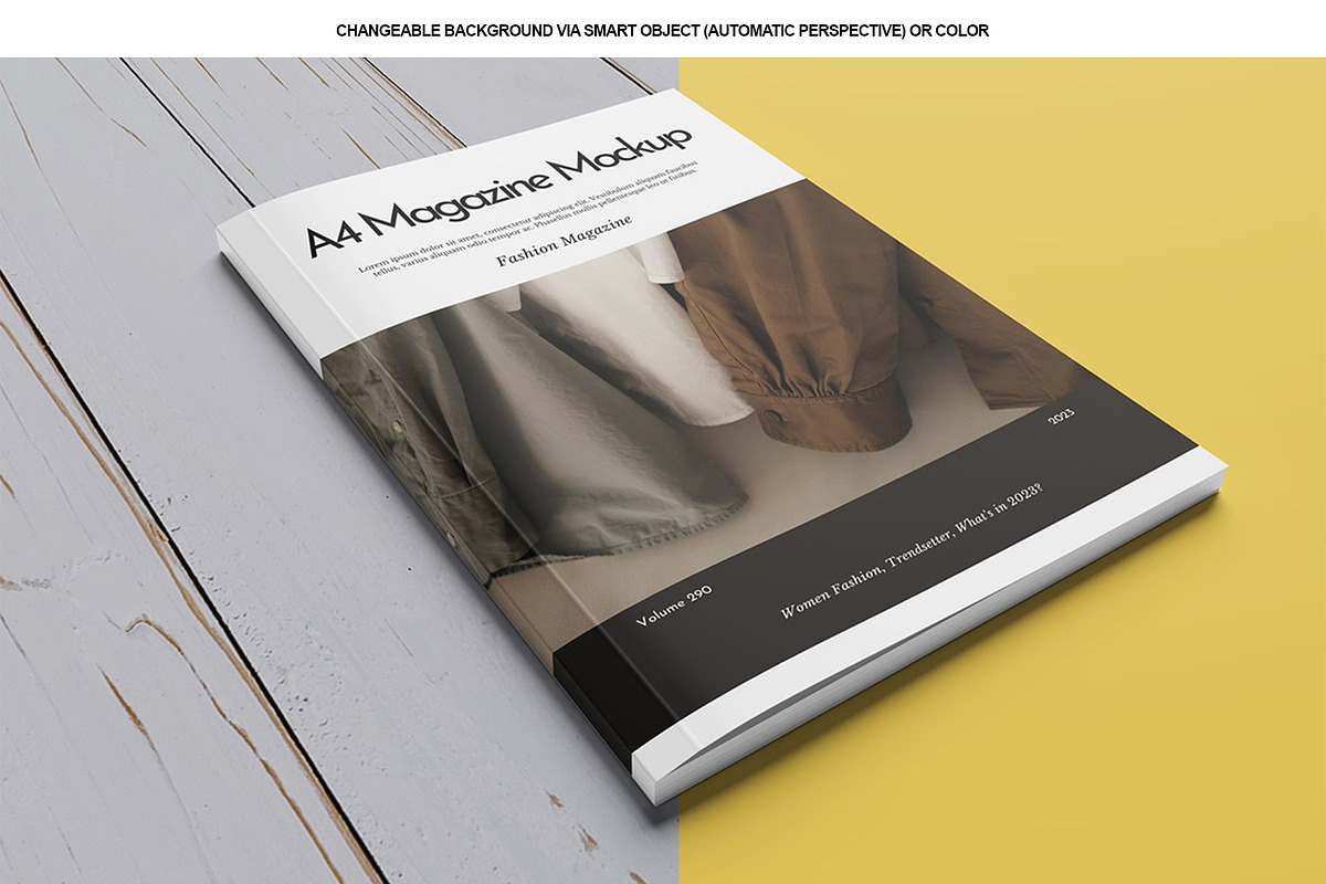 A4 Magazine Mockup, a Books & Magazine Mockup by Tokobeta (Photo 6 of 7)