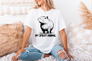 Capybara Spirit Animal PNG, an Illustration by SharpMarketplace (Thumbnail 3 of 9)