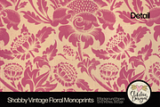 Shabby Vintage Floral Backgrounds, a Texture Graphic by Clikchic Designs (Thumbnail 8 of 10)