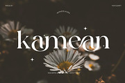 Kamean - Modern And Beauty Serif, a Serif Font by Muflieart (Thumbnail 1 of 8)