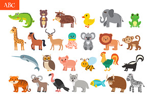 ABC Cute animals alphabet