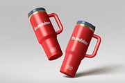 Tumbler Mockup, a Product Mockup by PixelVoyager (Thumbnail 4 of 6)