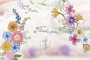 Whimsical Swirly Garden Florals, a Decorative Illustration by SunnyAfternoons (Thumbnail 17 of 17)