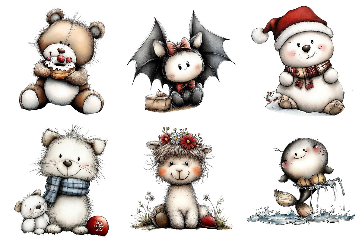 Adorable Animal World Clipart, an Illustration by Daily.Designs (Photo 5 of 5)