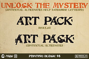 Printing Block 95 - 90's Stamp Font, a Serif Font by Remedy667 (Thumbnail 3 of 8)