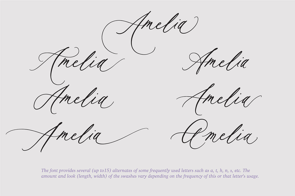 Autumn Melody // Wedding Calligraphy, a Script Font by PeachCreme (Photo 8 of 20)