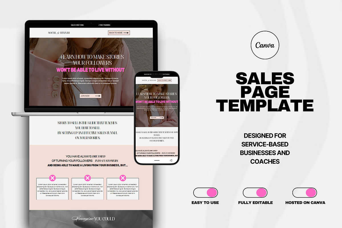 Social Media Manager Website Bundle, a Landing Page Template by My Template Studio (Photo 6 of 18)