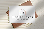 Realtor Interior Design Vector Logo, a Branding & Logo Template by Indie Grace Design (Thumbnail 1 of 5)