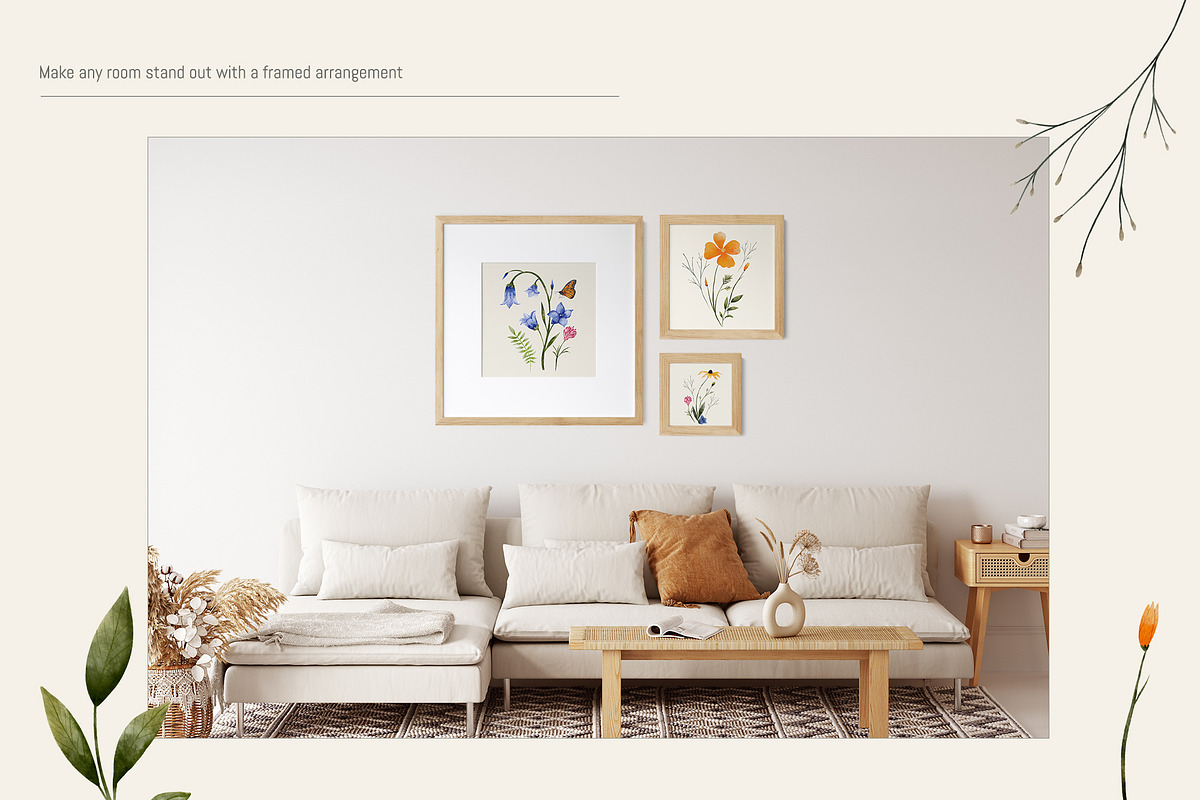 California Wildflowers, a Pattern Graphic by The Audacious Brush (Photo 4 of 9)