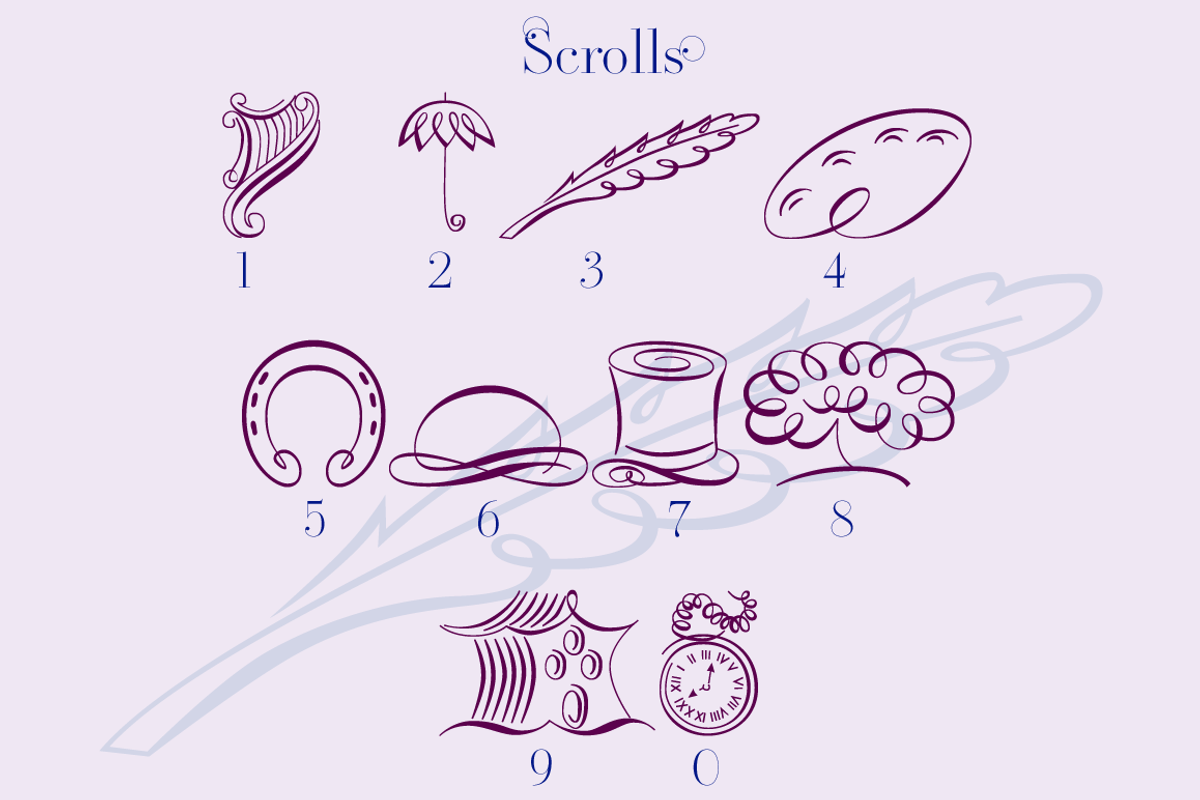 Scrolls and Flourishes preview 6