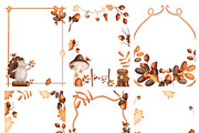 Cozy Autumn - baby clipart & pattern, a Seasonal Illustration by Linerisyart (Thumbnail 12 of 16)